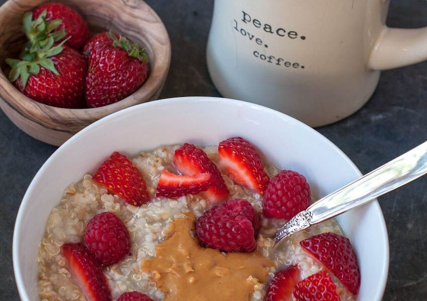 Overnight Refrigerator Steel Cut Oats With Chia And Strawberries - Marin Mama Cooks