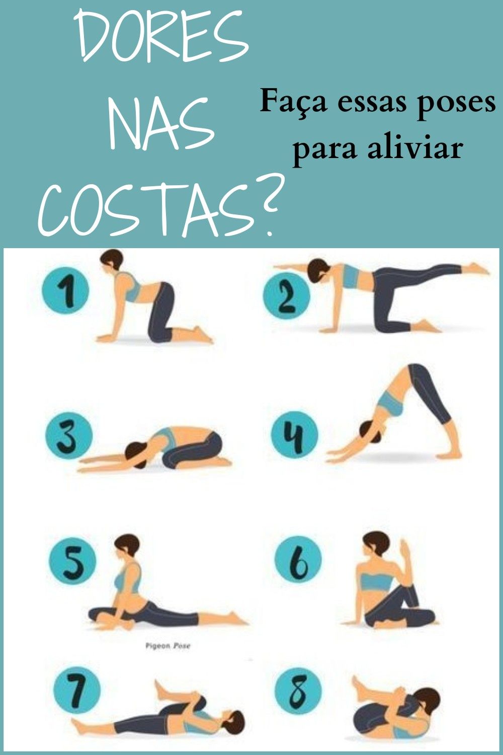POSES DE IOGA PARA ALIVIAR DORES NAS COSTAS