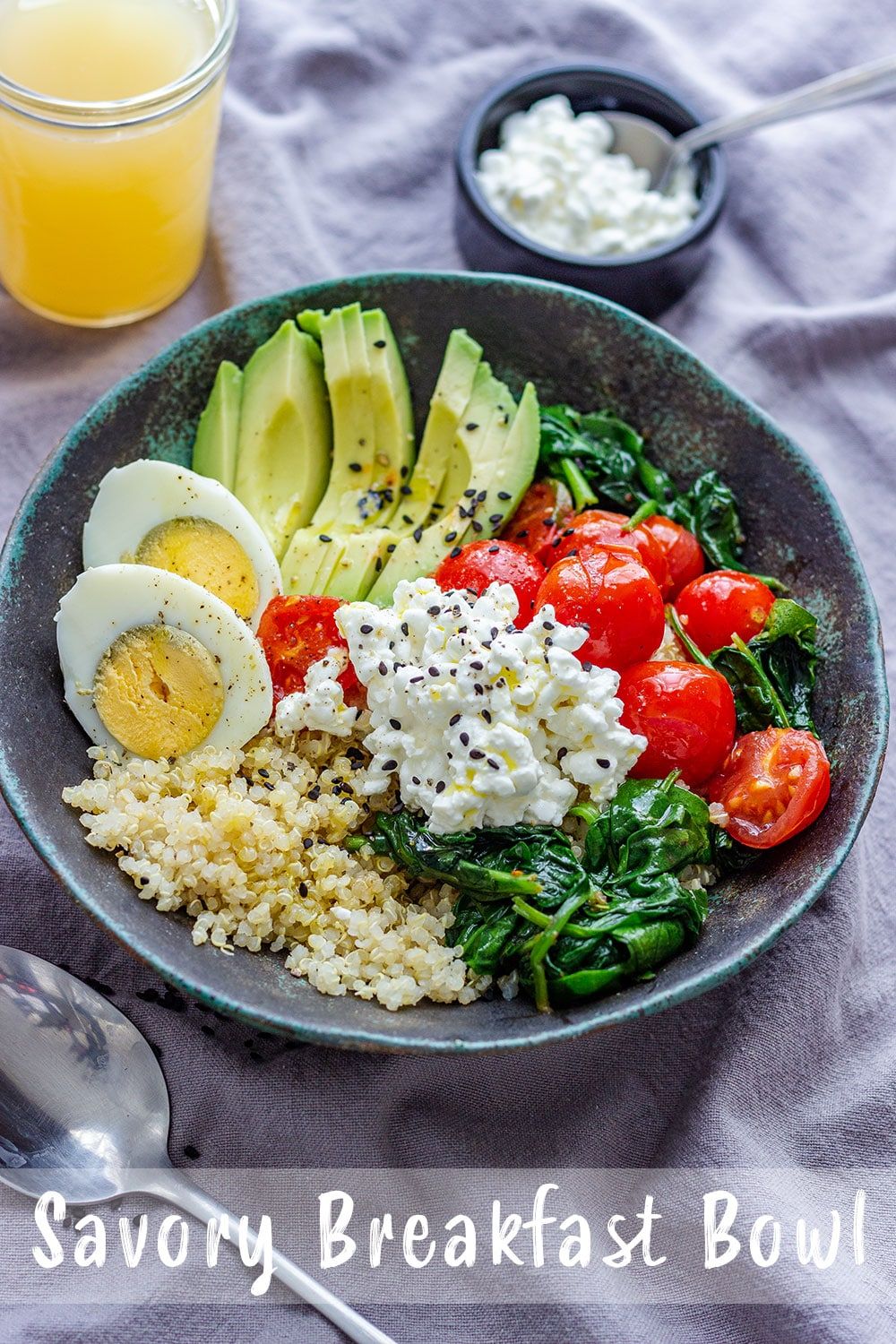 Savory Breakfast Bowl Recipe - Happy Foods Tube