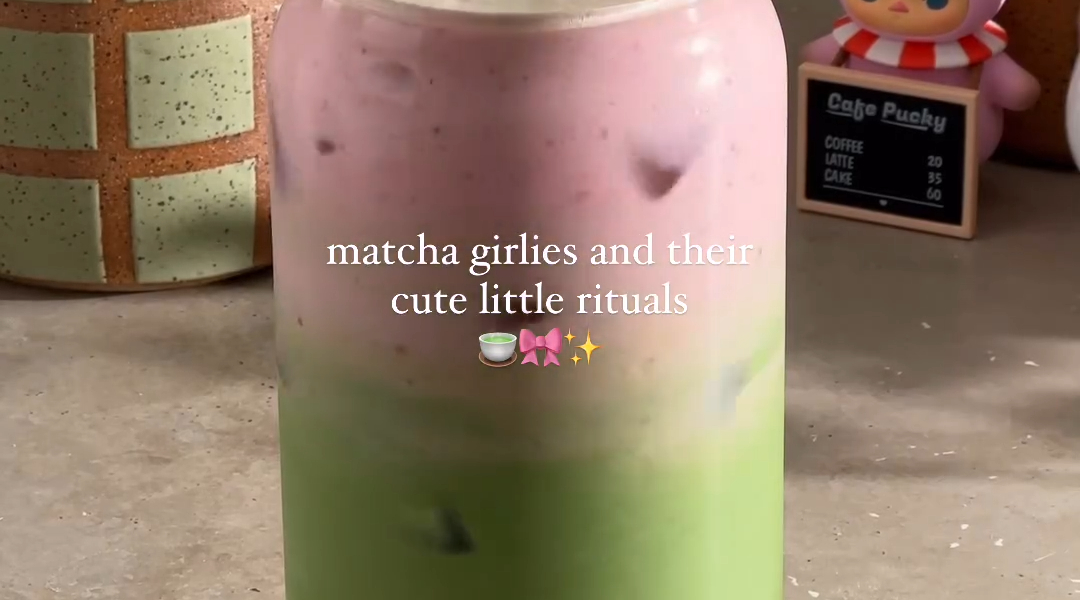 Strawberry Matcha Latte