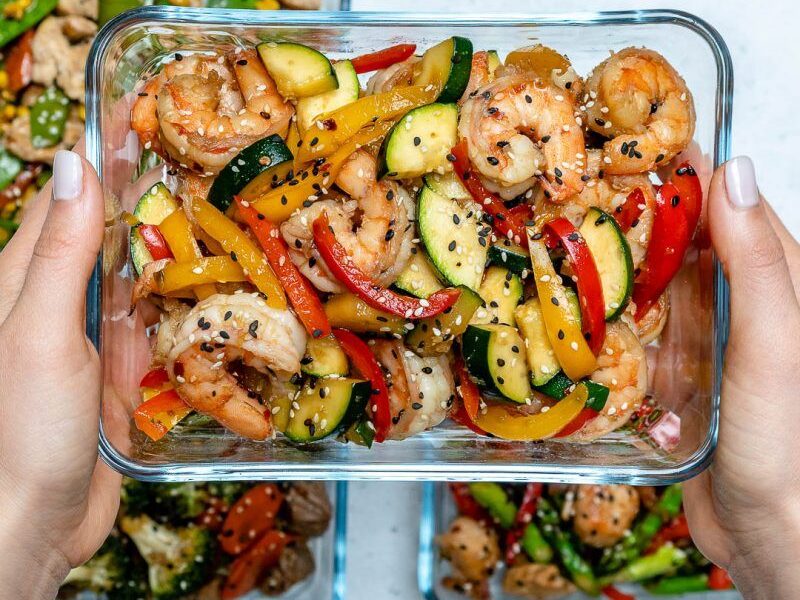 Super-Easy Shrimp Stir-Fry for Clean Eating Meal Prep!
