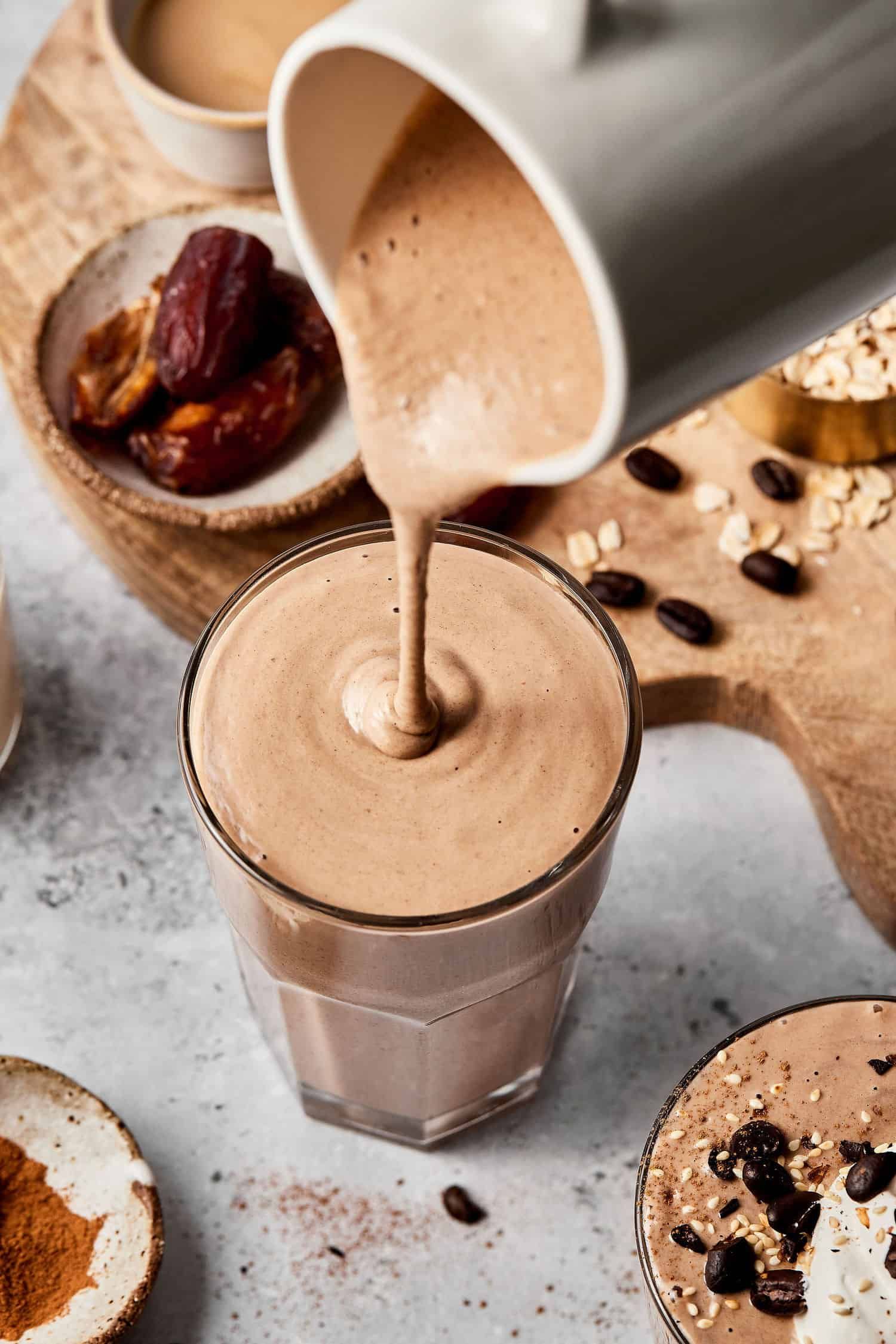 Tahini Date Coffee Smoothie