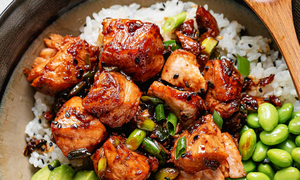 Teriyaki Salmon Bowl
