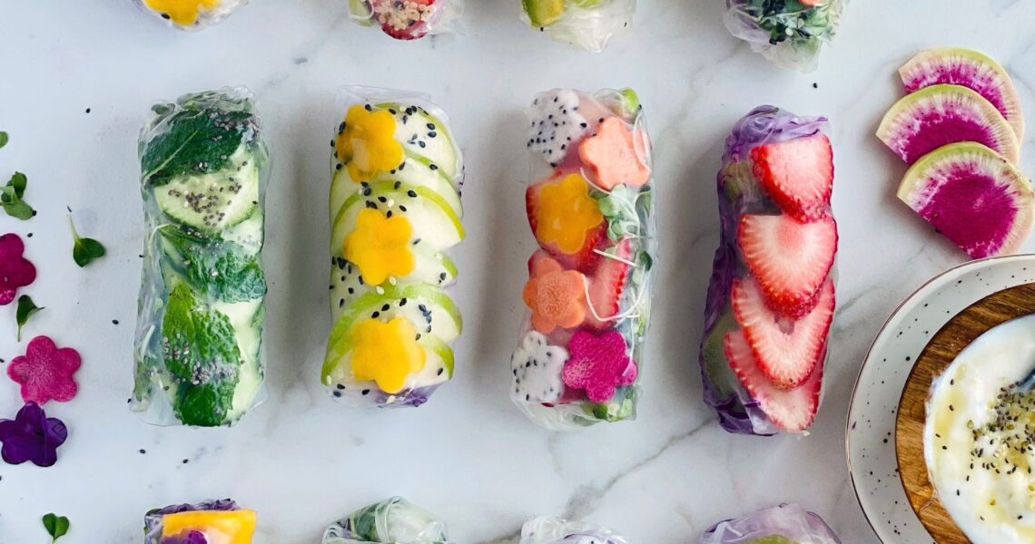 These Summer Rolls are Almost Too Pretty to Eat
