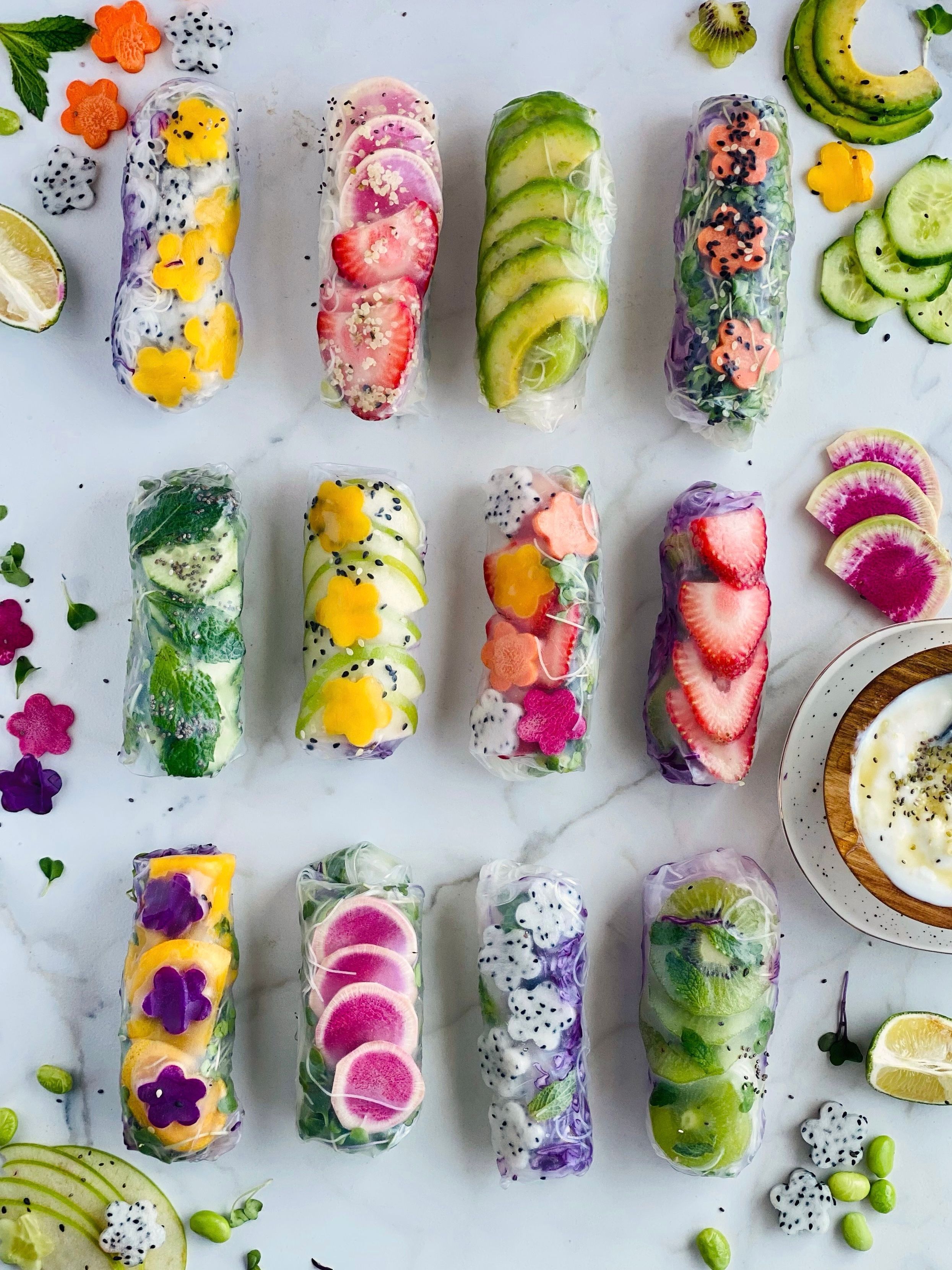These Summer Rolls are Almost Too Pretty to Eat