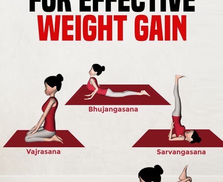 Top 5 Yoga Poses For Effective Weight Gain