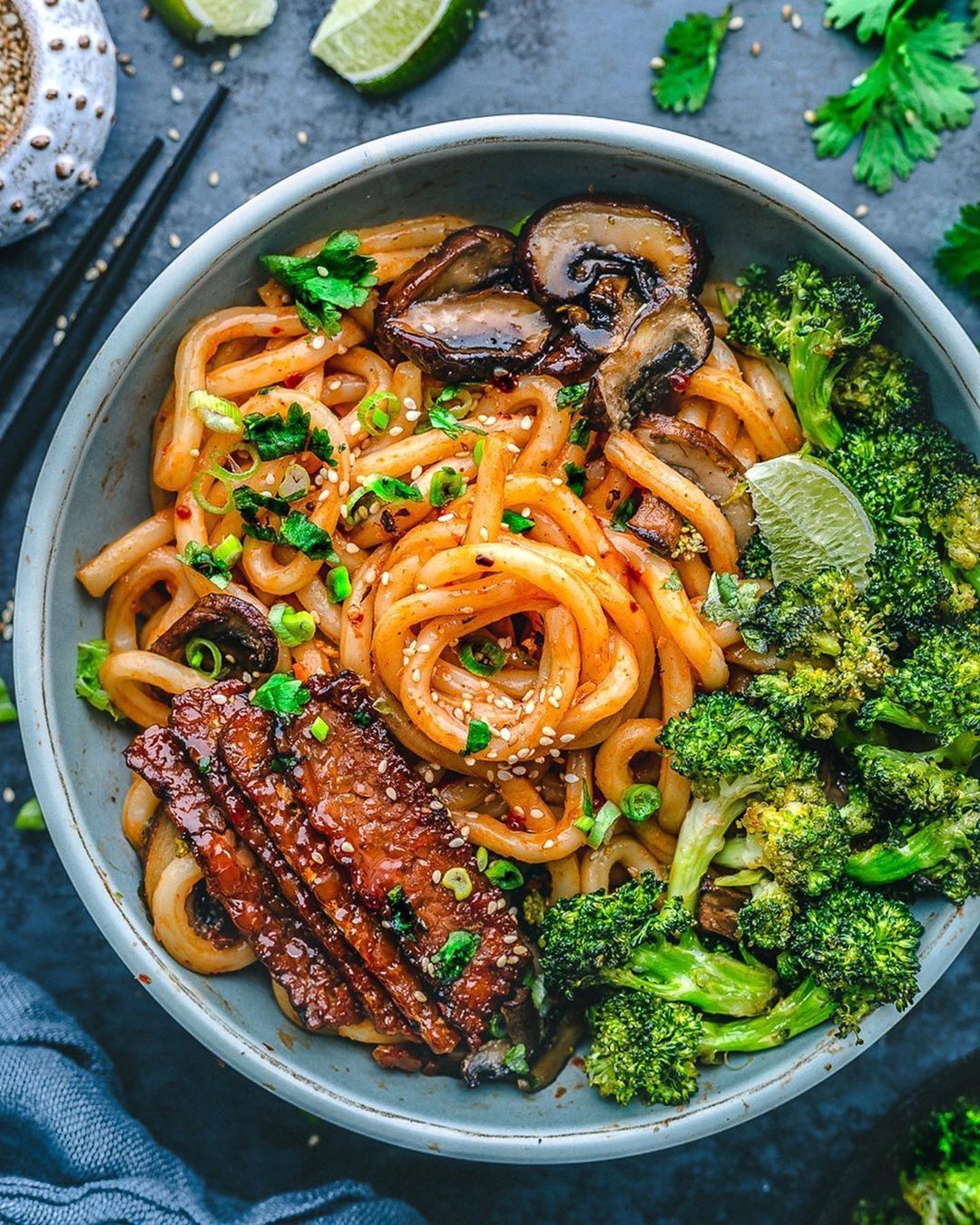 Udon Noodle and Veggie Bowl - Best of Vegan