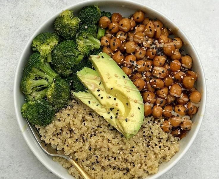Vegan Sticky Sesame Chickpeas