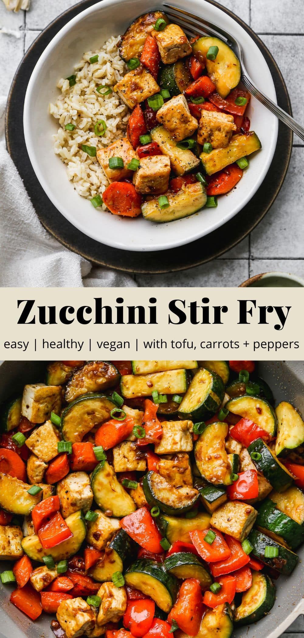 Zucchini Stir Fry With Tofu (Vegan) | Walder Wellness, Dietitian (RD)