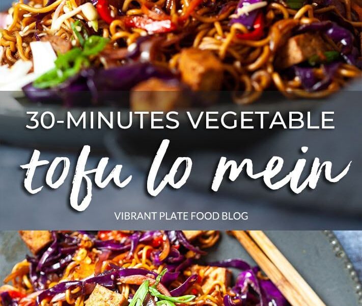 30-minutes Vegetable Tofu Lo Mein