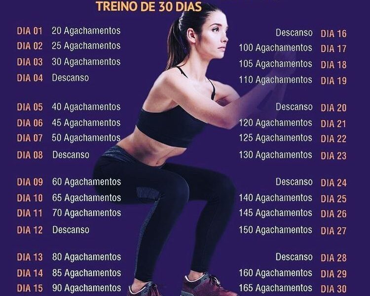 Agachamento - Treino de 30 Dias