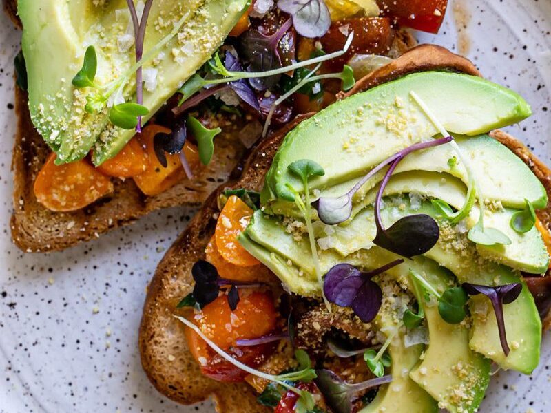 Bruschetta Avocado Toast | Healthy Little Vittles