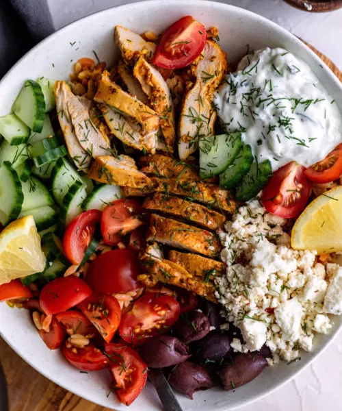 Chicken Shawarma Bowls - Dash of Mandi