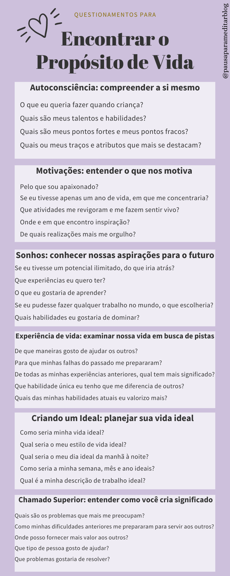 Como Encontrar o Propósito de Vida