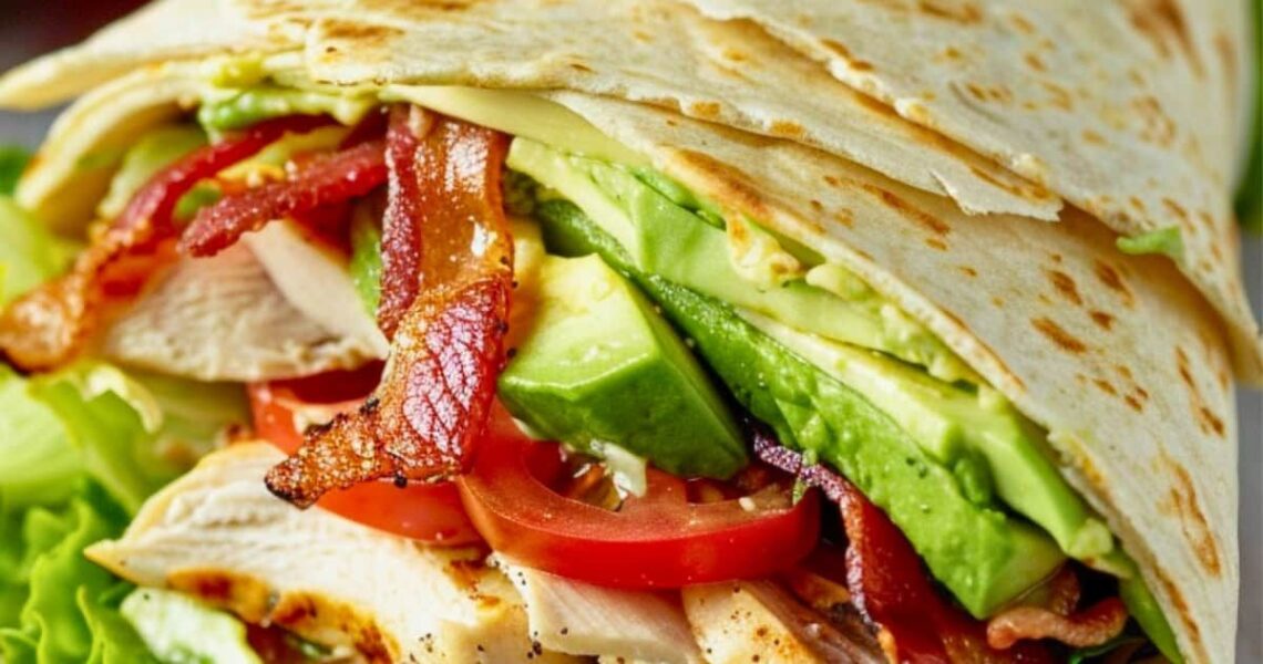 Crispy Chicken Club Wrap