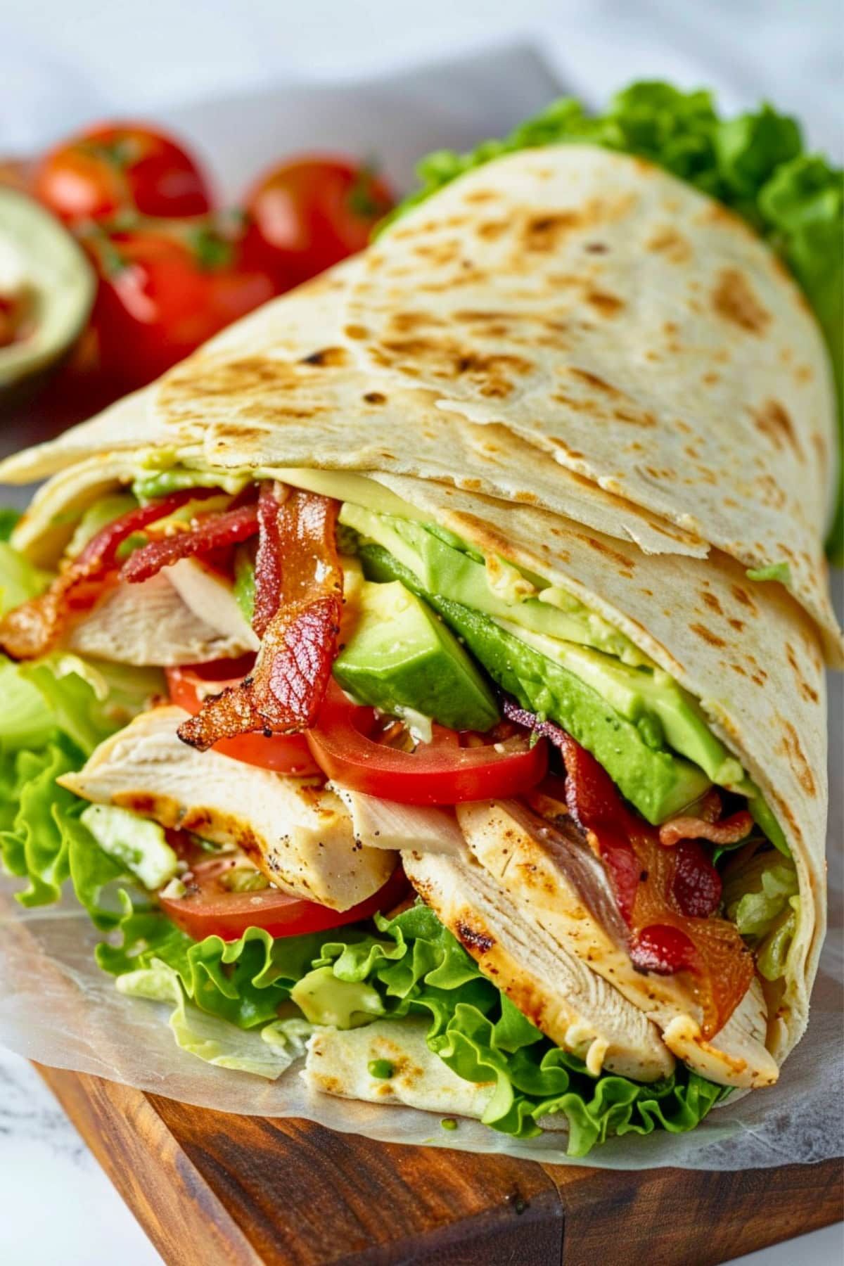 Crispy Chicken Club Wrap