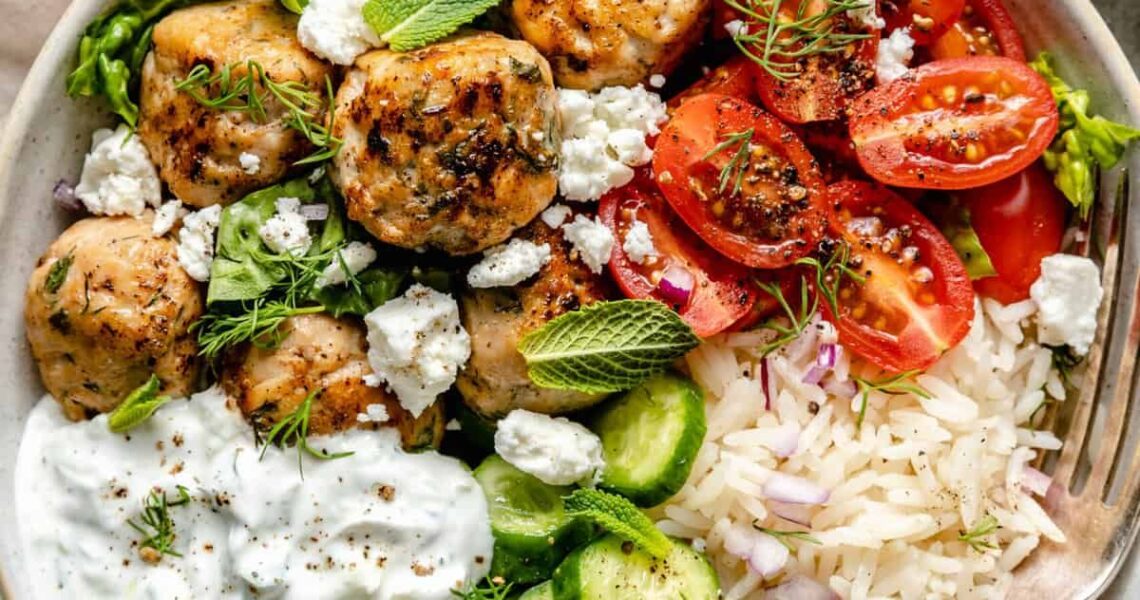 Greek Chicken Meatballs