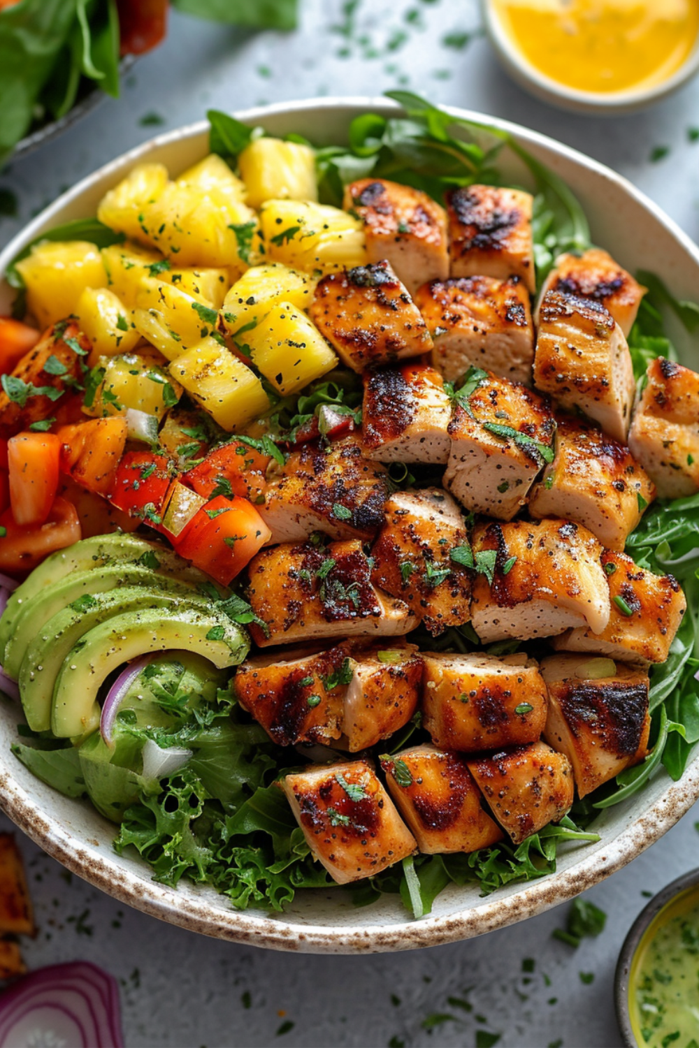 Hawaiian Chicken Salad: Gluten-Free & Whole Health Flexi-Plan