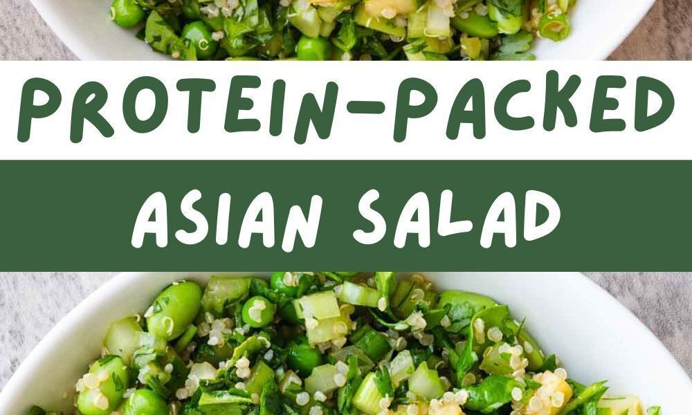 Salad with Asian Dressing (High Protein)