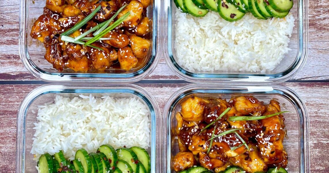 Sticky Korean Fried Chicken and Rice Bowls - Diana's Delish Dishes