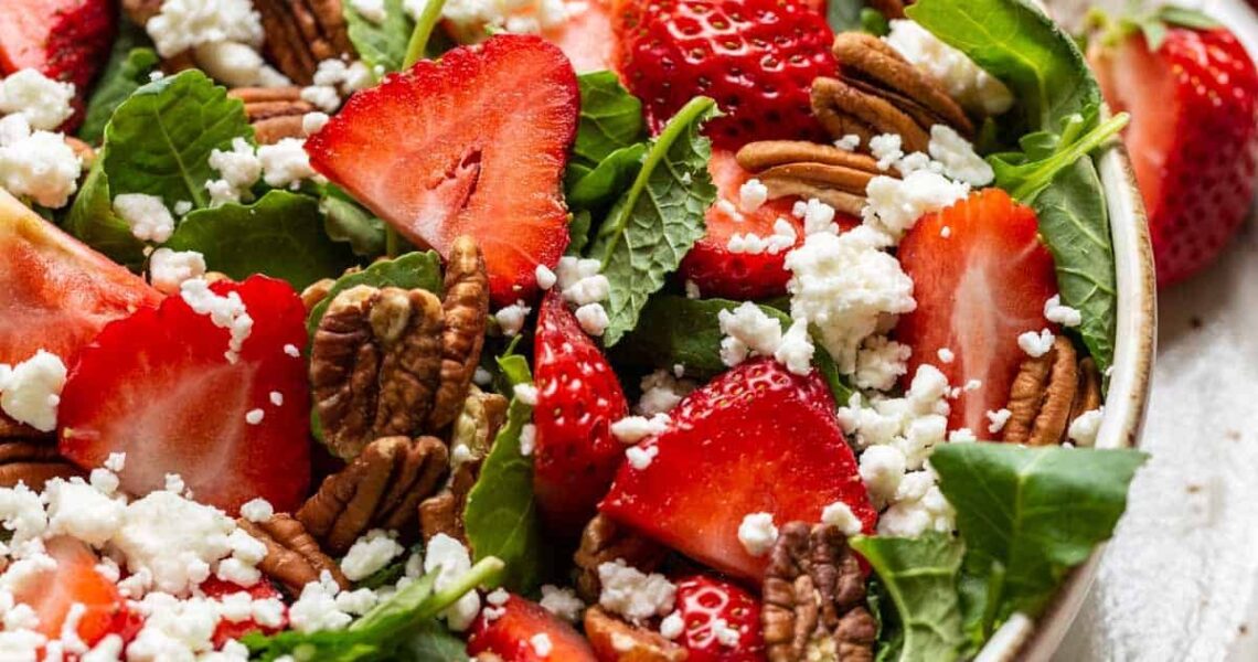 Strawberry Feta Salad - Seasonal Cravings