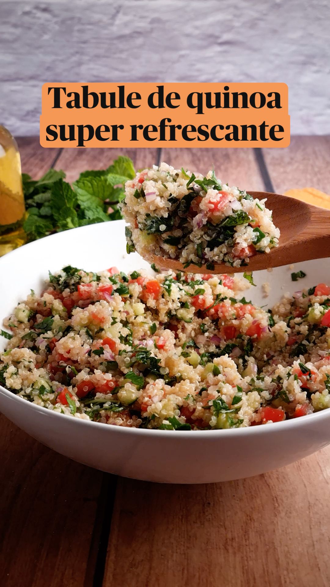Tabule de quinoa super refrescante