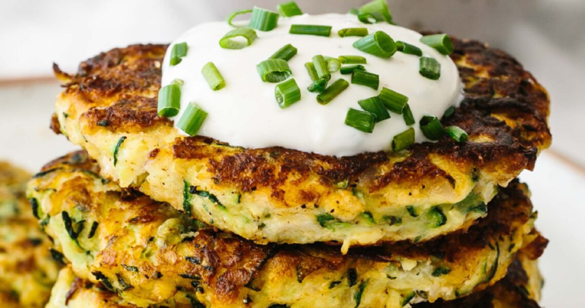 The Best Zucchini Fritters (Easy & Crispy!)