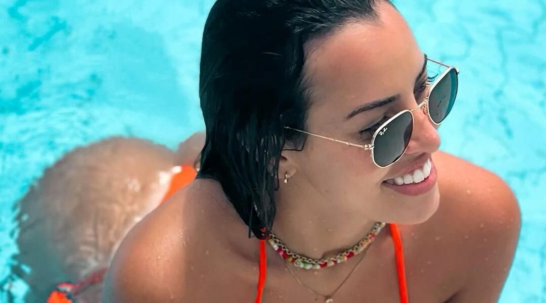 foto na piscina